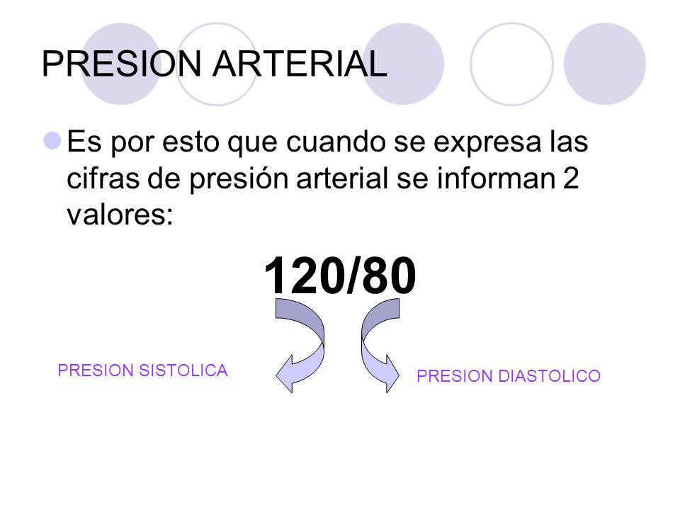 Que es presion sistolica